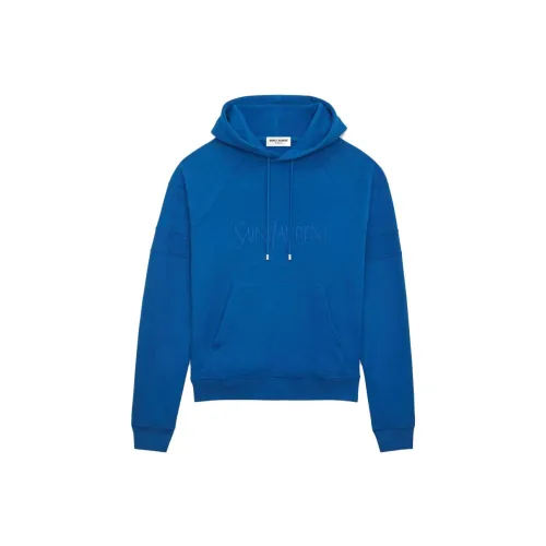 SAINT LAURENT Sweatshirts Men Blue