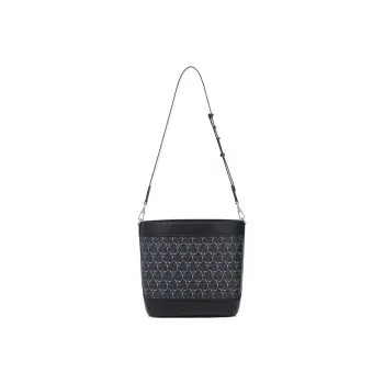 LI NING 1990 Commuter Series TPU Bucket Bag, Shoulder Bag, Crossbody Bag Regular Unisex Black