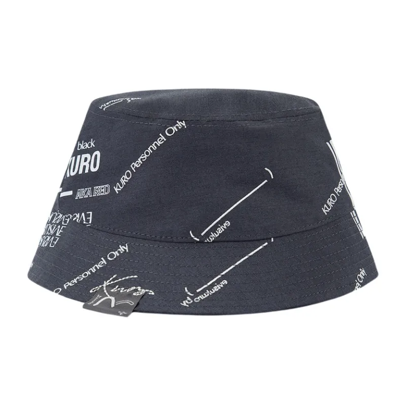 EVISU Bucket Hats Unisex Dark Gray-1