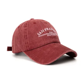 BAIJUAN Cotton Linen Blend Baseball Caps Unisex