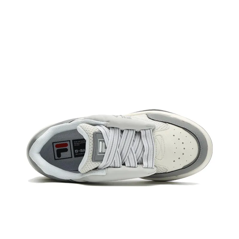 FILA Mix Low Skate Shoes 'Cream White Grey'-2