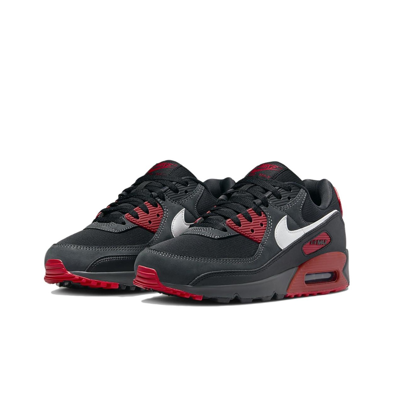 Nike Air Max 90 Anthracite Mystic Red US M 12 - POIZON