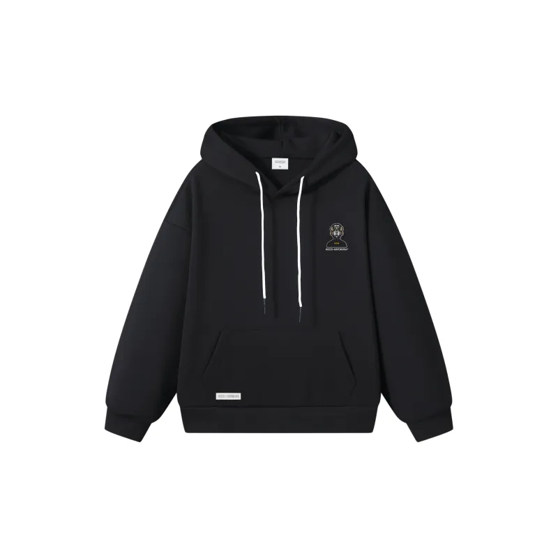 HOZZS x WULIAOYUAN LIANMINGKUAN Pullover Hooded Fleece Lined Hoodies & Sweatshirts Unisex-1
