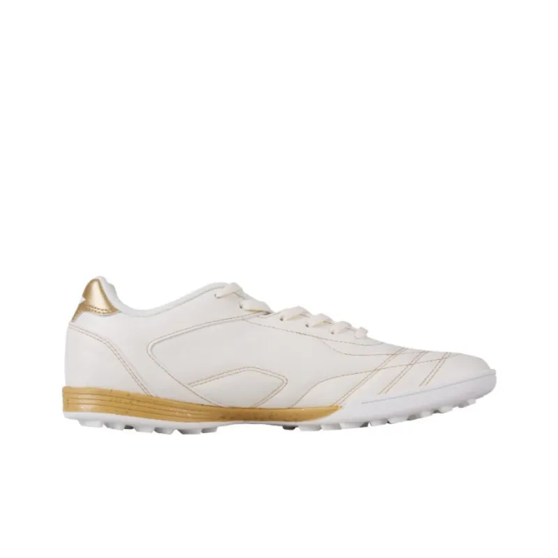 LiNing TF Rubber Broken Studs Artificial Ground, Natural Ground Soccer Shoes Men's White Gold-1