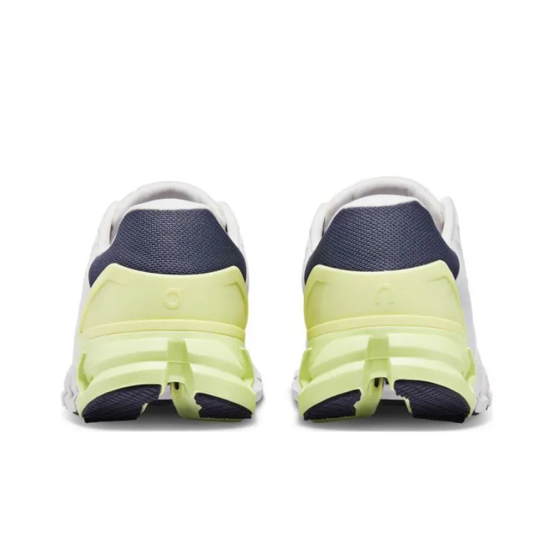On Cloudflyer Cushioned Wear Resistant Lightweight Low Top Casual Running Shoes Men's White Yellow-4
