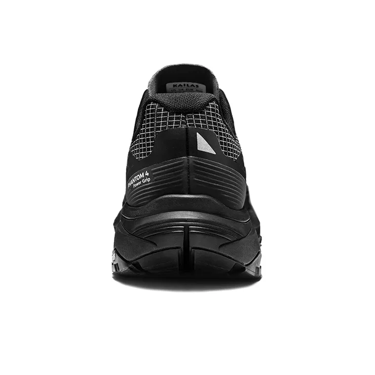 KAILAS Phantom 4 Phantom Slip Resistant, Breathable, Supportive, And Resilient Low Top Running Shoes Men's Ink Black-3