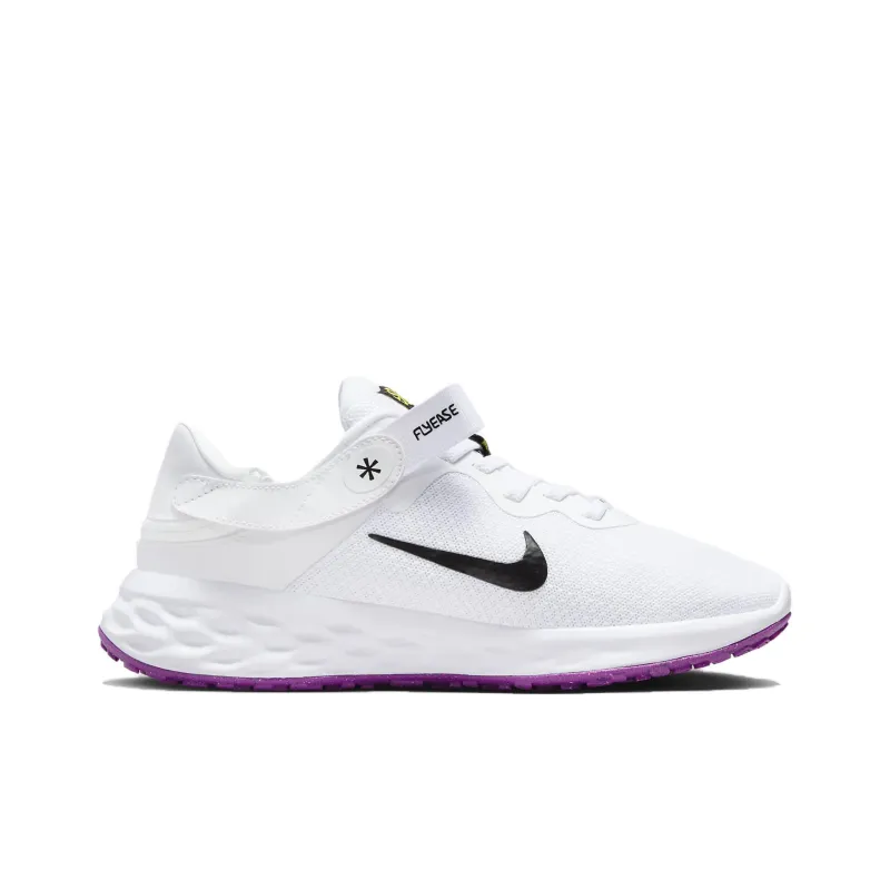 Nike Revolution 6 FlyEase Next Nature 'White Black Purple' Women's-1