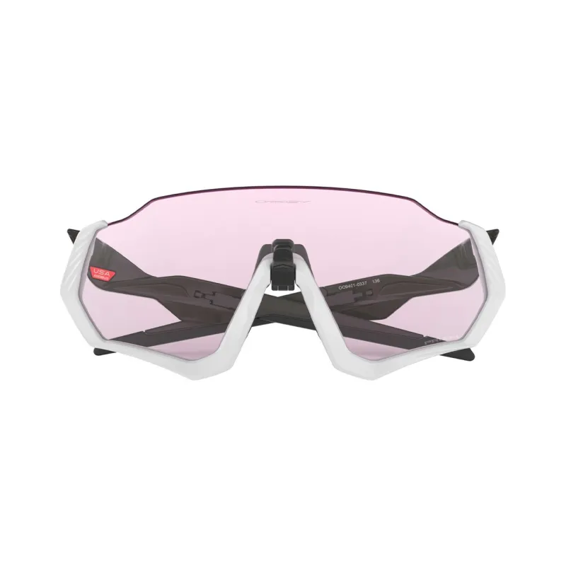 Oakley Plastic Carbon Fiber Irregular Shape Sunglasses Unisex Black-1