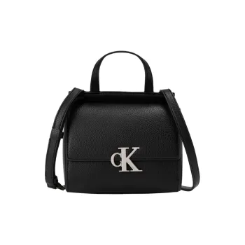 CALVIN KLEIN Synthetic Material Handbag, Crossbody Bag Trumpets Women's Space Black