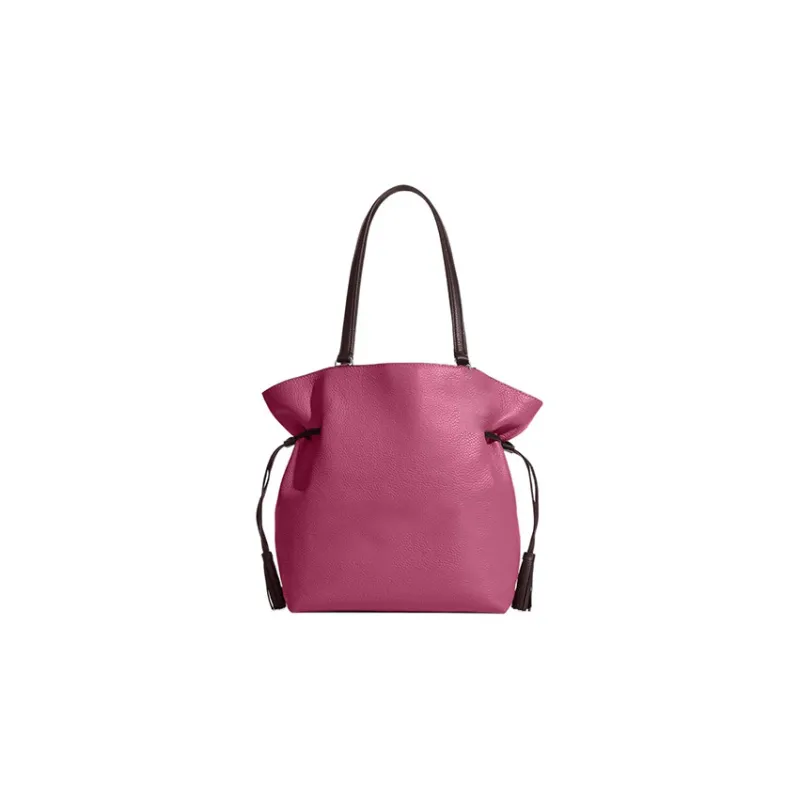 COACH Andy Pebbled Leather Tote Bag Shopping Bag Handbag Shoulder Bag Large Size Women's Light Raspberry-2