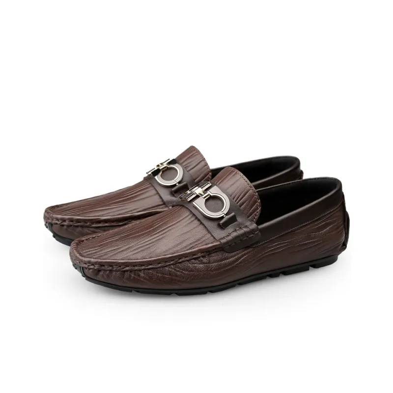 DCK Men's Casual Shoes Men Low Top Black/Brown-8