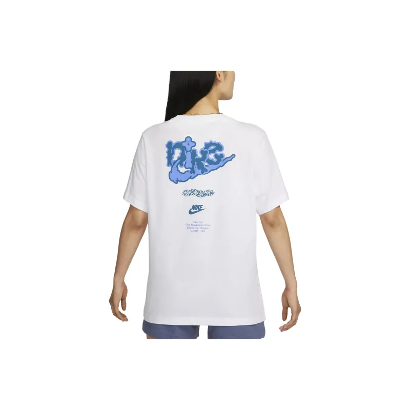 Nike Set in Sleeve T Shirt Women's White-1