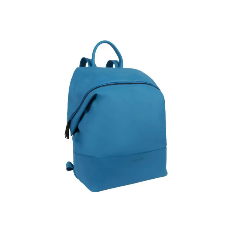 Bottega Veneta Leather Backpack Men's Blue-1