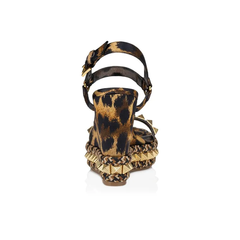 CL LUBOTING Pyraclou Strap Sandals Women's Brown-3