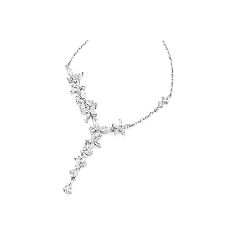 KADER S925 Silver Necklaces Women's Silver White, Goddess Exclusive Box-2