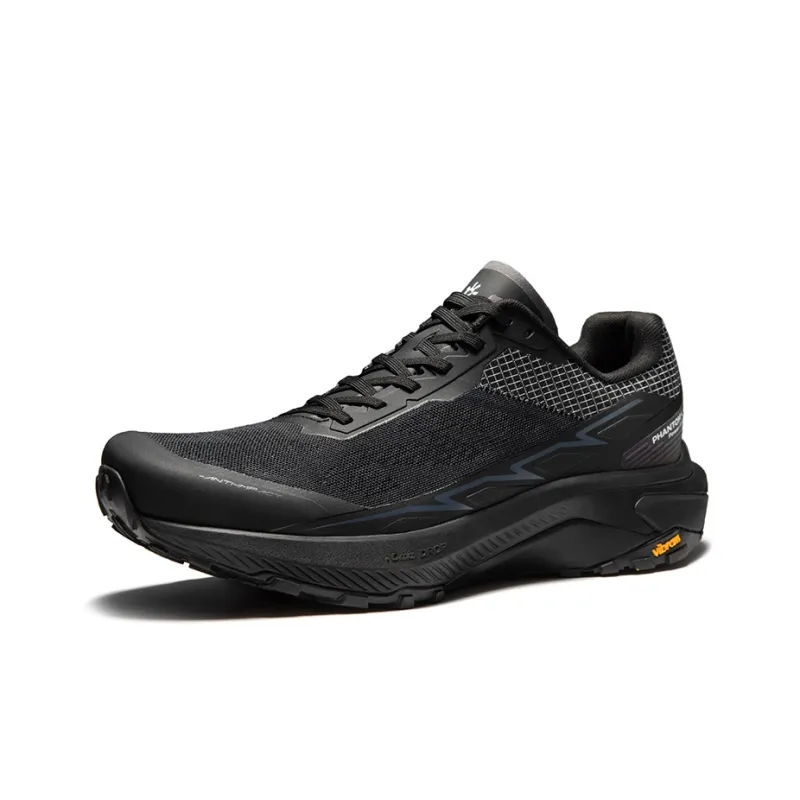 KAILAS Phantom 4 Phantom Slip Resistant, Breathable, Supportive, And Resilient Low Top Running Shoes Men's Ink Black-1