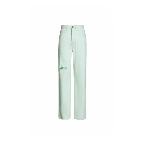 BASIC HOUSE Jeans Women's Mint Green