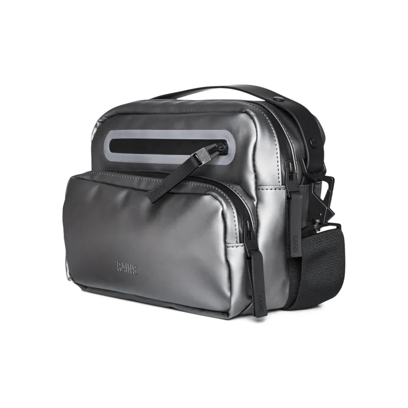 Rains Polyester Sports Bag One Shoulder Handbag Unisex Multicolor-4