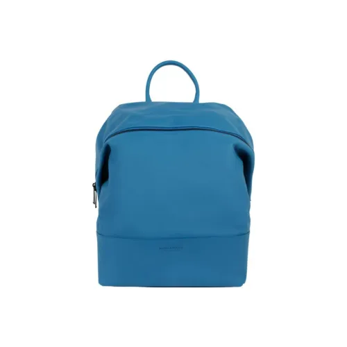 Bottega Veneta Leather Backpack Men's Blue