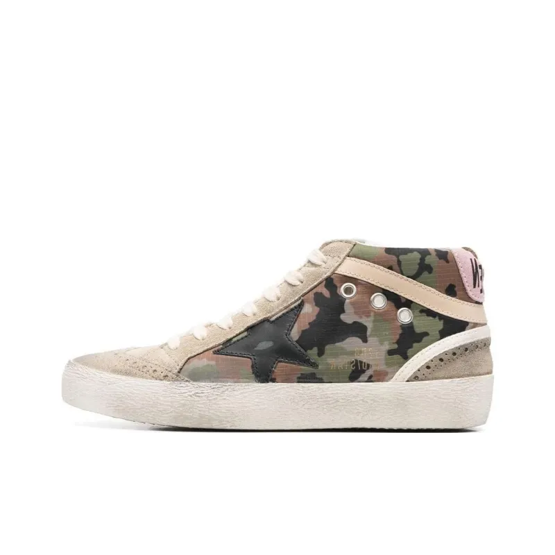 Golden Goose Logo patch Lace up Sneakers Women's-0