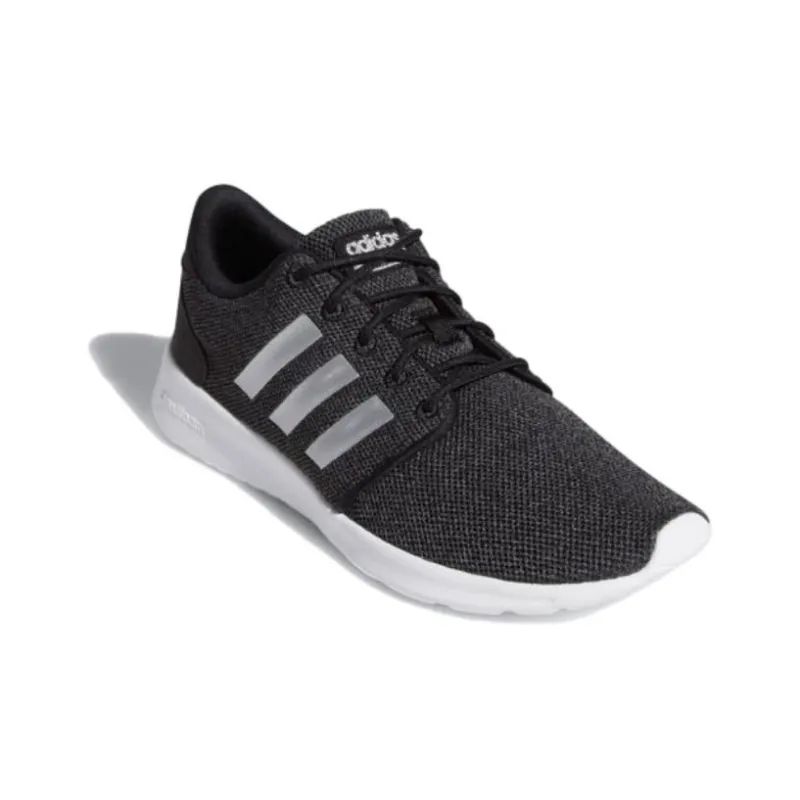 Adidas Cloudfoam QT Racer Cushioning Anti Slip And Wear Resistant Low Top Running Shoes Women's Dark Gray White-2