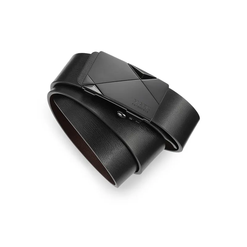 FAIRWHALE Without Tooth Buckle Genuine Leather Belts Men's Width 3.4CM-4