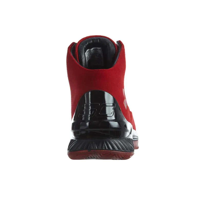 Under Armour Curry 1 Lux Mid Sde Red/Black Red-3