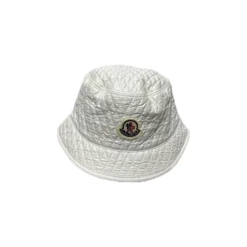 Moncler Nylon Bucket Hats Unisex White