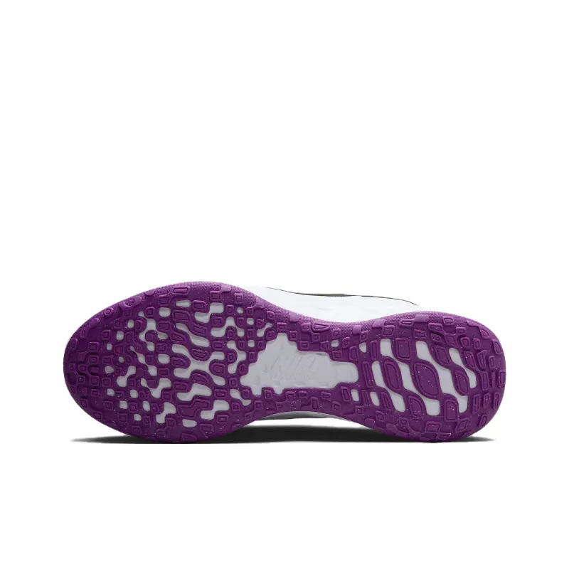 Nike Revolution 6 FlyEase Next Nature 'White Black Purple' Women's-5