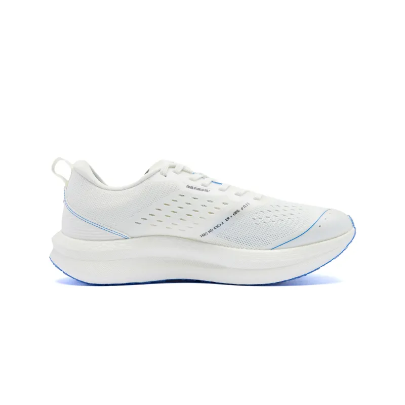 QIAODAN Strong Wind SE   Strong Wind Blowing Running Shoes Men Low Top White Blue-1