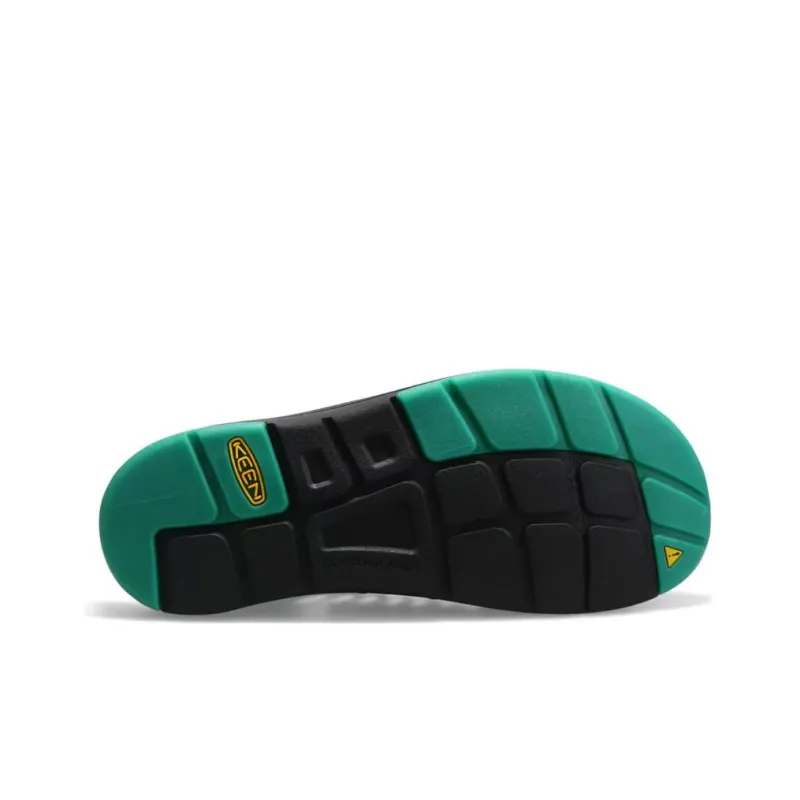 ATMOS x KEEN Uneek Slip Resistant Breathable River Trekking Shoes Men's Black Turquoise-3