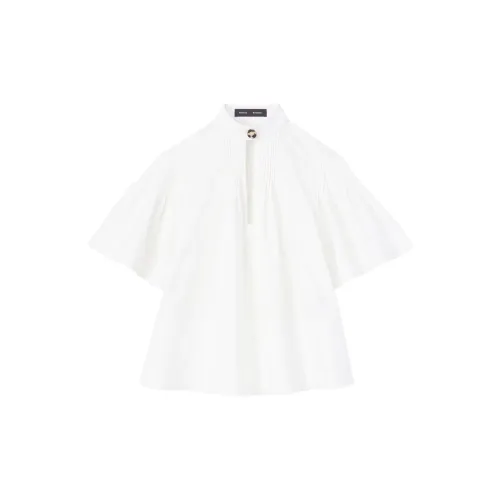 PROENZA SCHOULER Pintuck-detail Flared Blouse