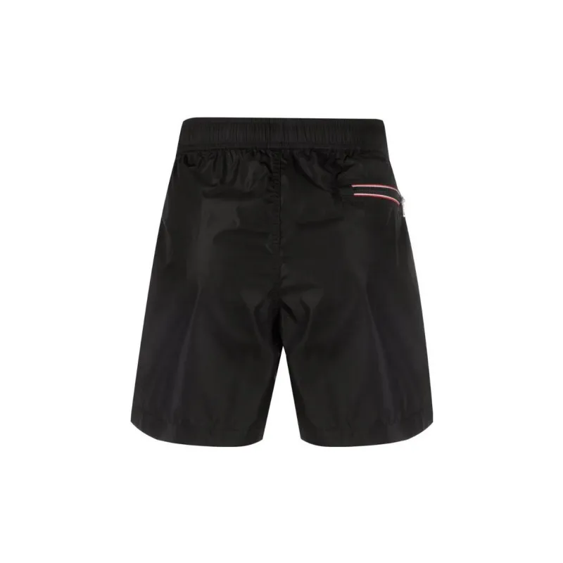 Moncler Logo Patch Drawstring Swim Shorts-1