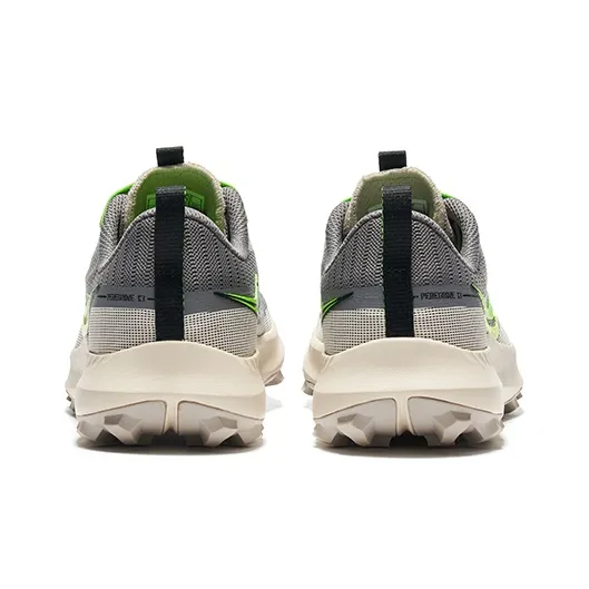 Saucony Peregrine 13 Peregrine Falcon 13 Slip Resistant Breathable Low Top Trail Running Shoes Women's Gray Green-3