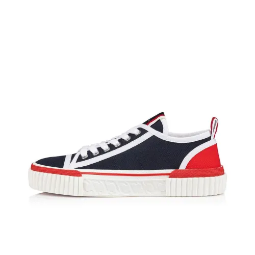 Christian Louboutin Pedro Skateboard Shoes Women's Low-Top White