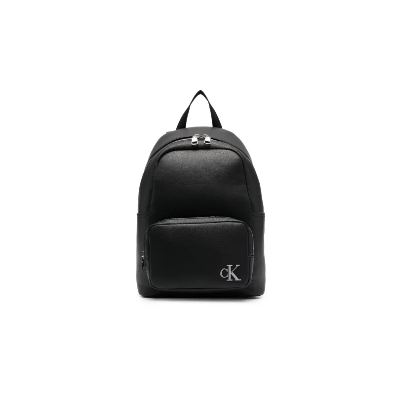 CALVIN KLEIN Polyester With Polyurethane Backpack Men's Black-0