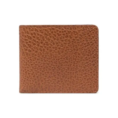 Maison Margiela Calfskin Coin Purses Wallets Men's Brown