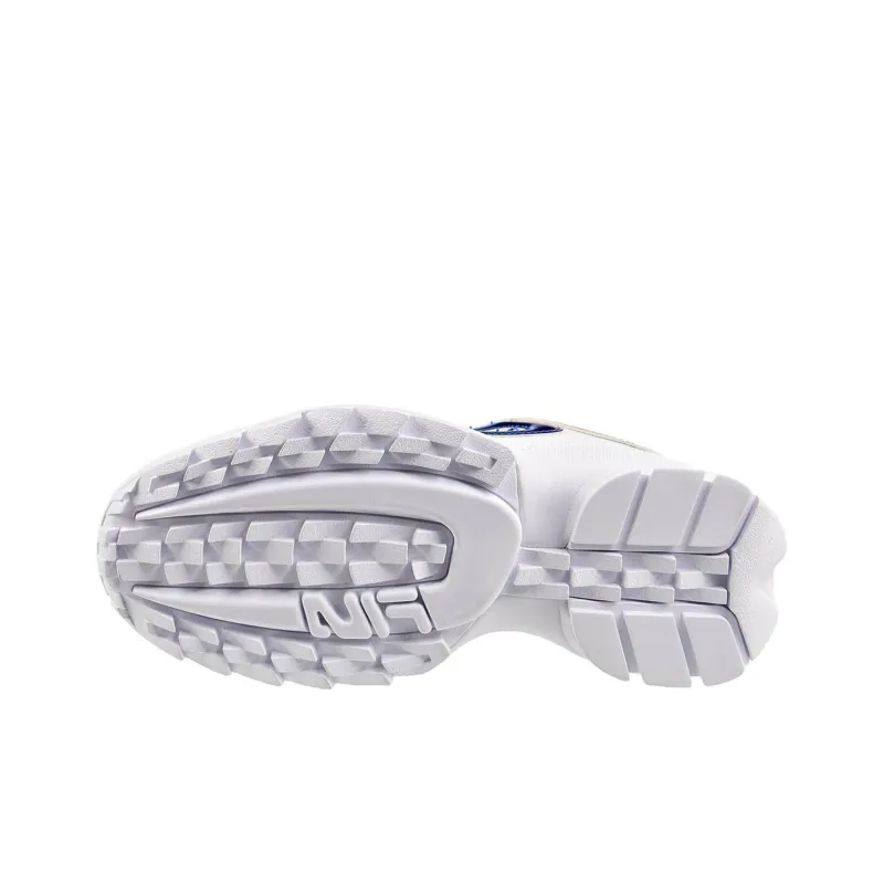 FILA Disruptor Anti Slip Wear Resistant Low Top Casual Shoes Women's White-4