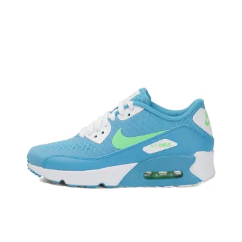 Nike Air Max 90 Ultra 2.0 Br Durable Breathable Low Top Casual Shoes GS Blue Green White