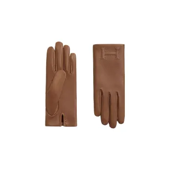 HERMES Gloves Men Brown