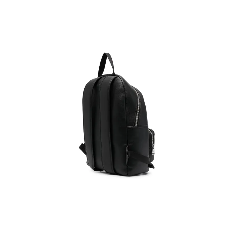 CALVIN KLEIN Polyester With Polyurethane Backpack Men's Black-1