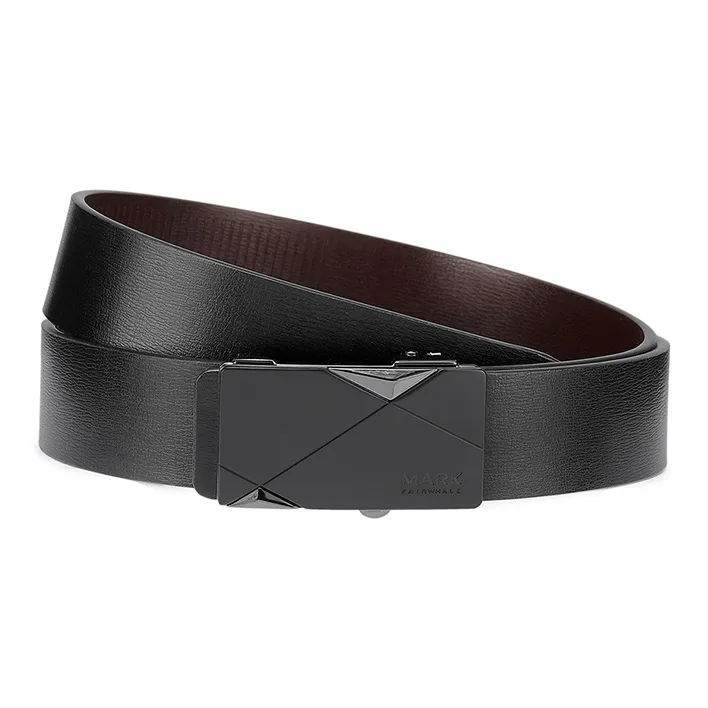 FAIRWHALE Without Tooth Buckle Genuine Leather Belts Men's Width 3.4CM-2