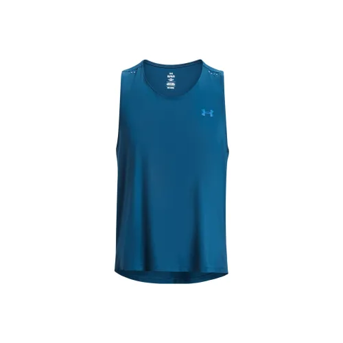 Under Armour Iso-Chill Series Tank Tops Men Blue