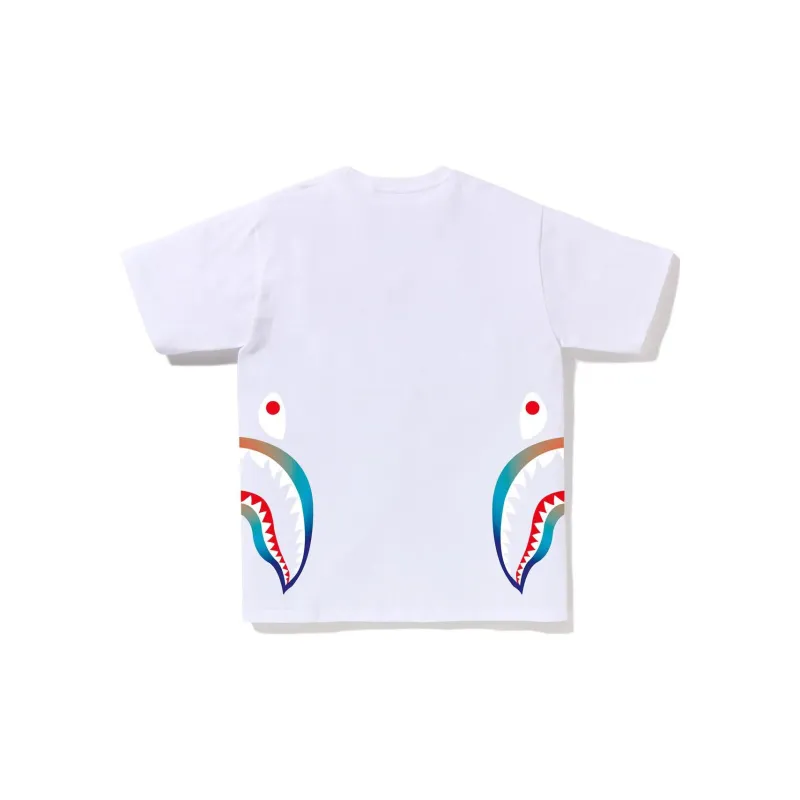 A BATHING APE Gradation Side Shark Tee-1