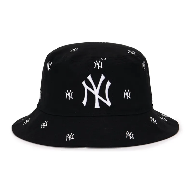 New Era Cotton Bucket Hats Unisex White-4