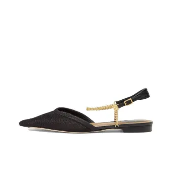 FENDI Colibri One-Strap Sandals 10cm Women's Black