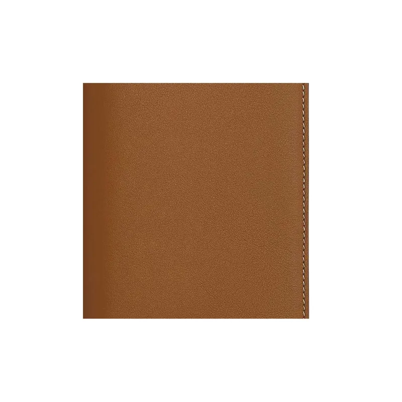 HERMES Swift Leather Wallet Women's Gold/Pepper Red-2