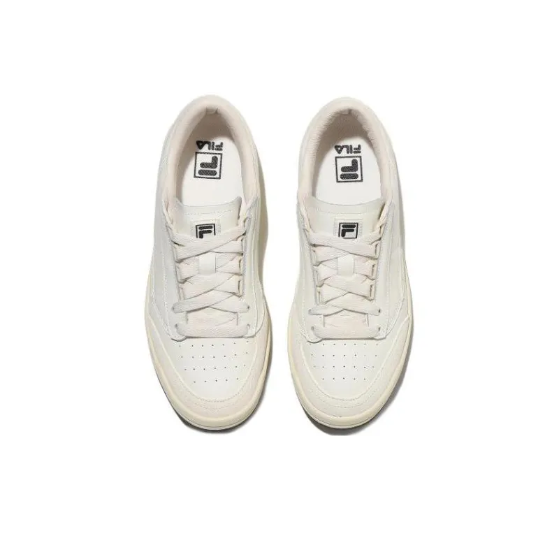 FILA Tennis 88 Anti Slip Wear Resistant Low Top Tennis Shoes Unisex Ecru-3