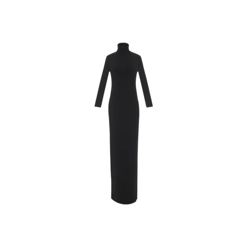 SAINT LAURENT Long-Sleeved Dresses Women's Black