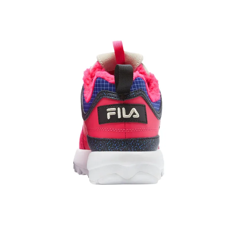 FILA Disruptor Series Anti Slip Wear Resistant Low Top Casual Shoes Women's Pink-3